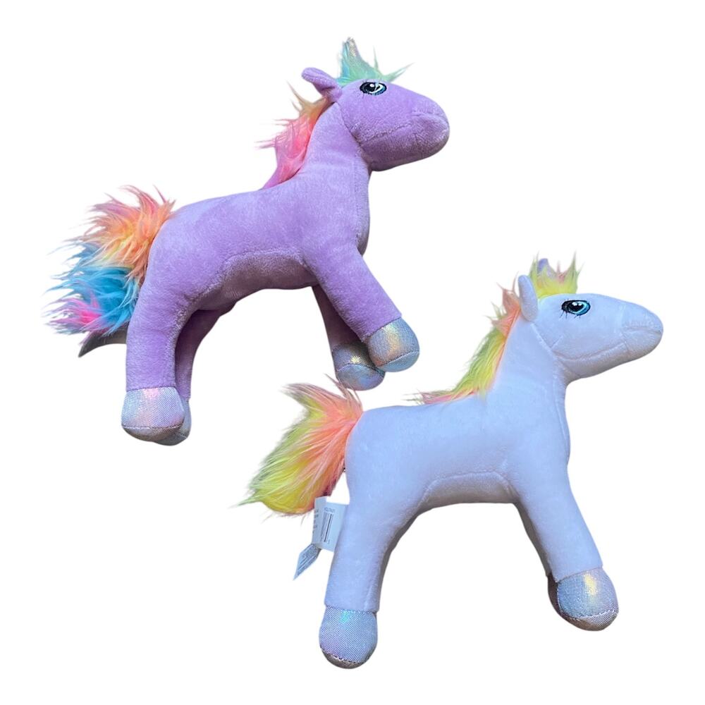 Hairmazing Unicorn Plush Stuffed Animals Bundle of 2